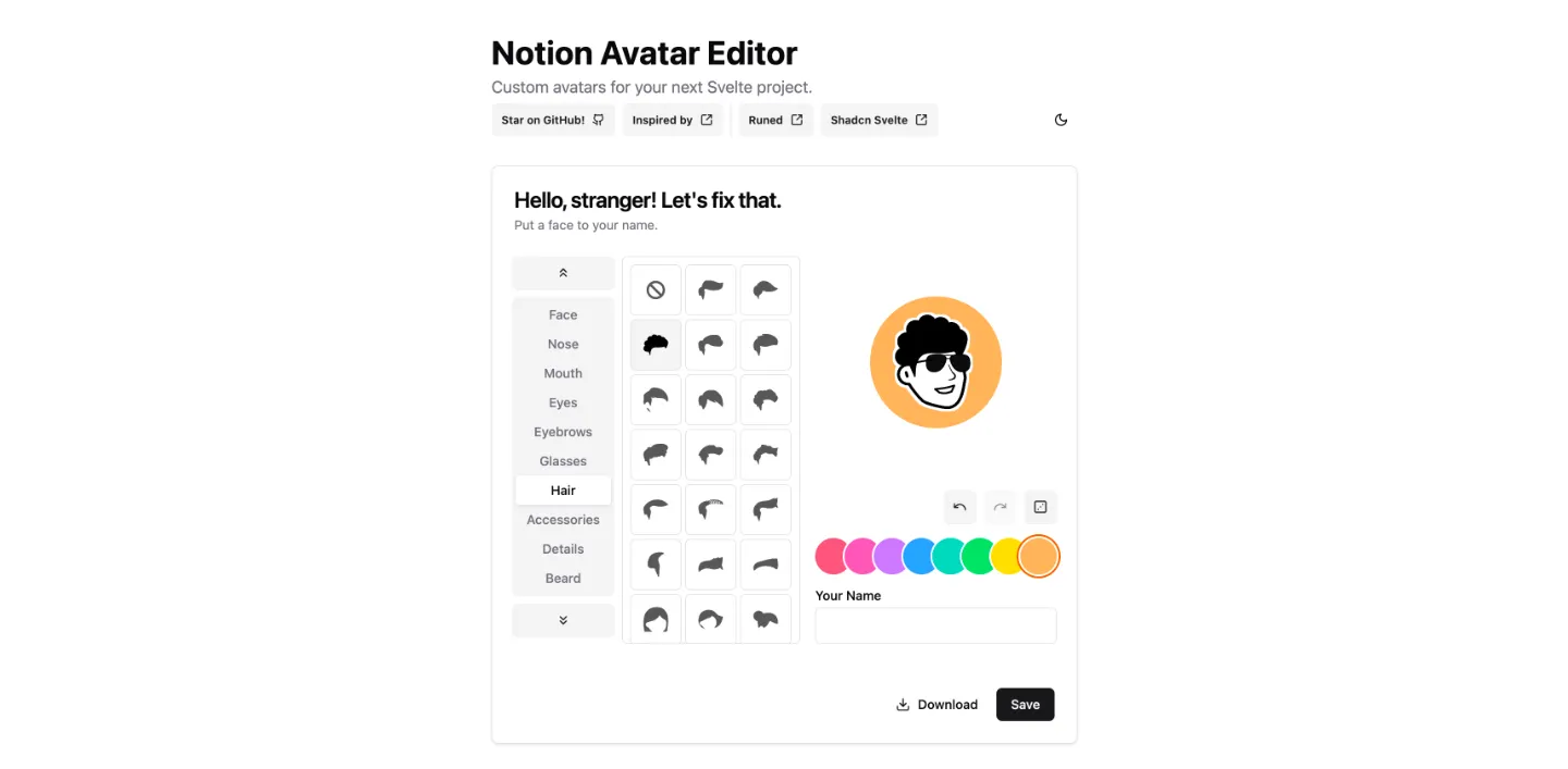 My Avatar Editor Made It to Svelte's Official Blog!